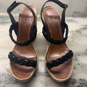 Valentino espadrille wedges